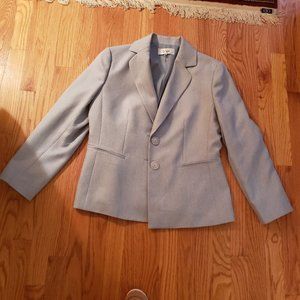 Crepe Two-Button Blazer & Pants, Regular and Petite Sizes